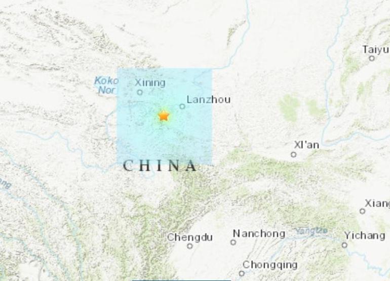 Çinde deprem: En az 118 ölü, 400 yaralı