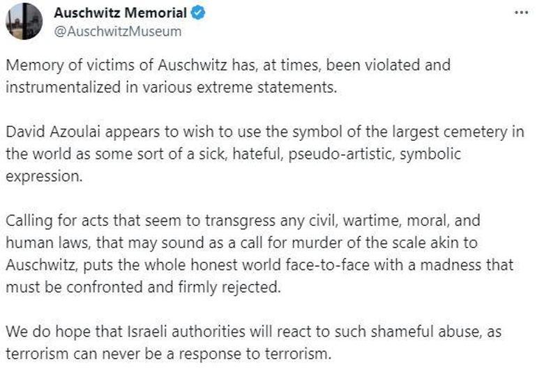 İsrailli yetkiliden Gazze itirafı Auschwitz gibi olmalı