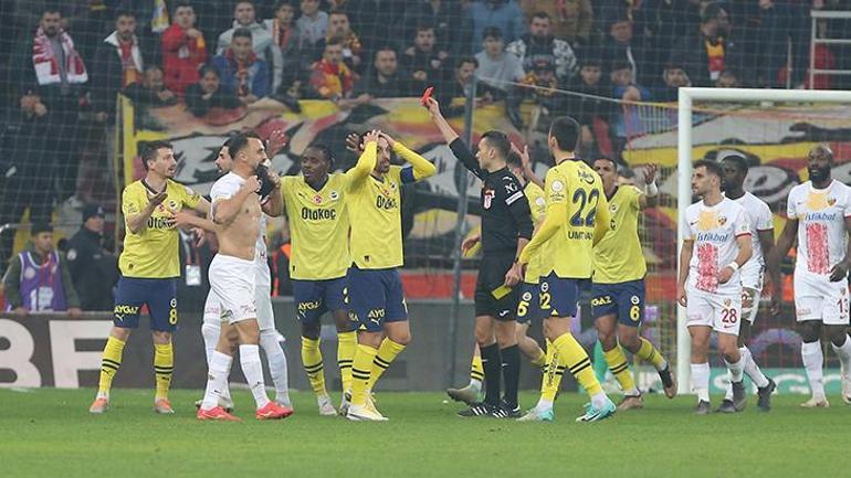Fenerbahçede Fredin kırmızı kartını eski hakemler yorumladı: Hiçbir hakem çat diye ihraç etmez