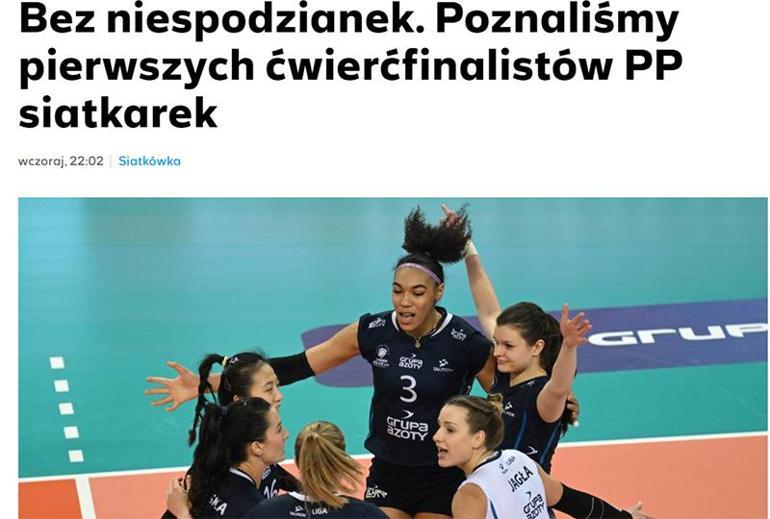 Saliha Şahin MVP seçildi Polonya manşetlerinde