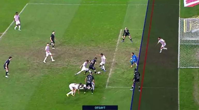 Beşiktaş maçında iptal edilen golde ofsayt var mı Eski hakemler değerlendirdi
