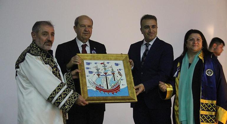 KKTC Cumhurbaşkanı Tatar akademik yıl açılışına katıldı