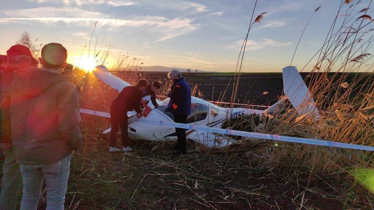 Bursada son mezuniyet uçuşunu yapan pilot ölümden döndü