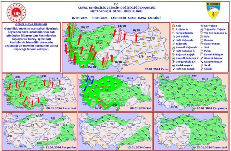 İstanbul dahil 17 il için uyarı Meteoroloji yeni haritayı paylaştı