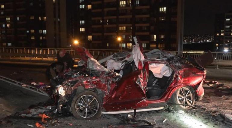 Son dakika... Başakşehirde trafik kazası 4 kişi hayatını kaybetti