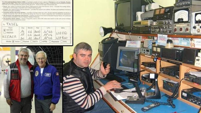 Evde yaptı, uzay gemisine bağlandı Türk telsizciden Alper Gezeravcıya çağrı