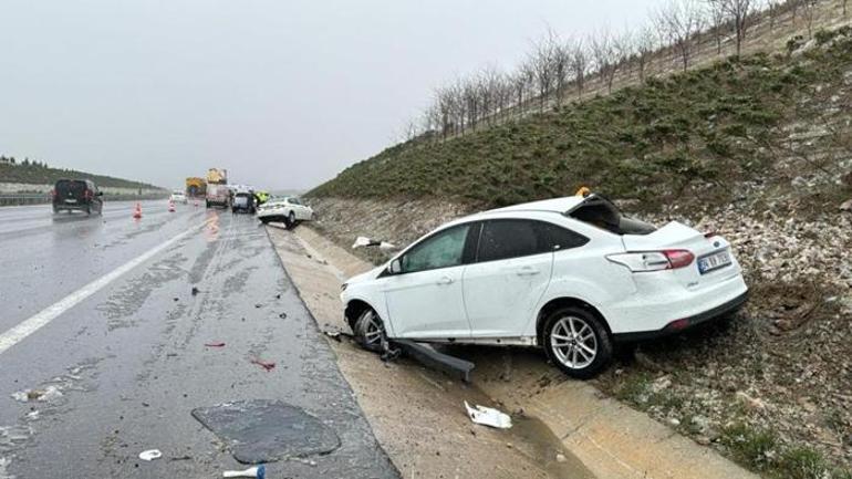 7 aracın karıştığı zincirleme kaza 1 kişi hayatını kaybetti