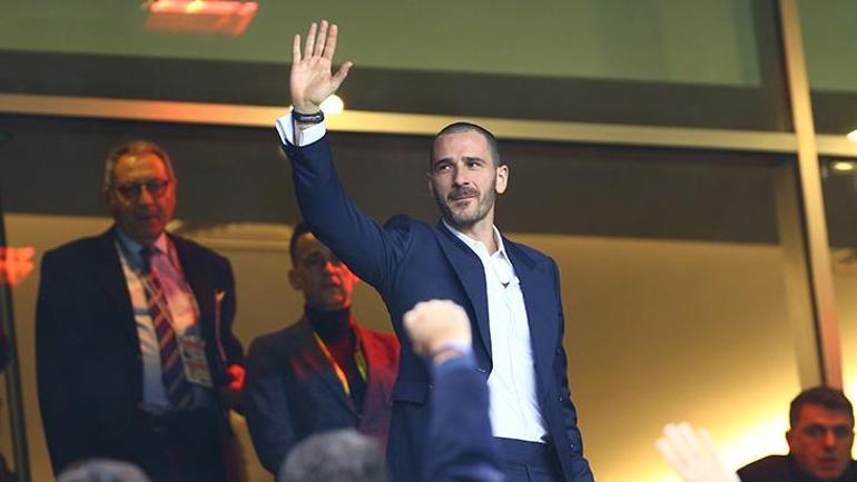 Leonardo Bonucci, Fenerbahçe için İstanbula geldi Maçı tribünden takip etti