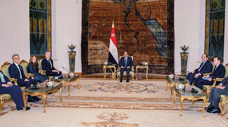 Antony Blinken, Mısır Cumhurbaşkanı es-Sisi ile görüştü