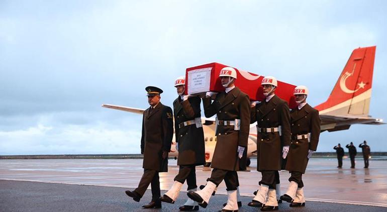 Piyade Uzman Çavuş Köroğlunun cenazesi törenle Orduya getirildi