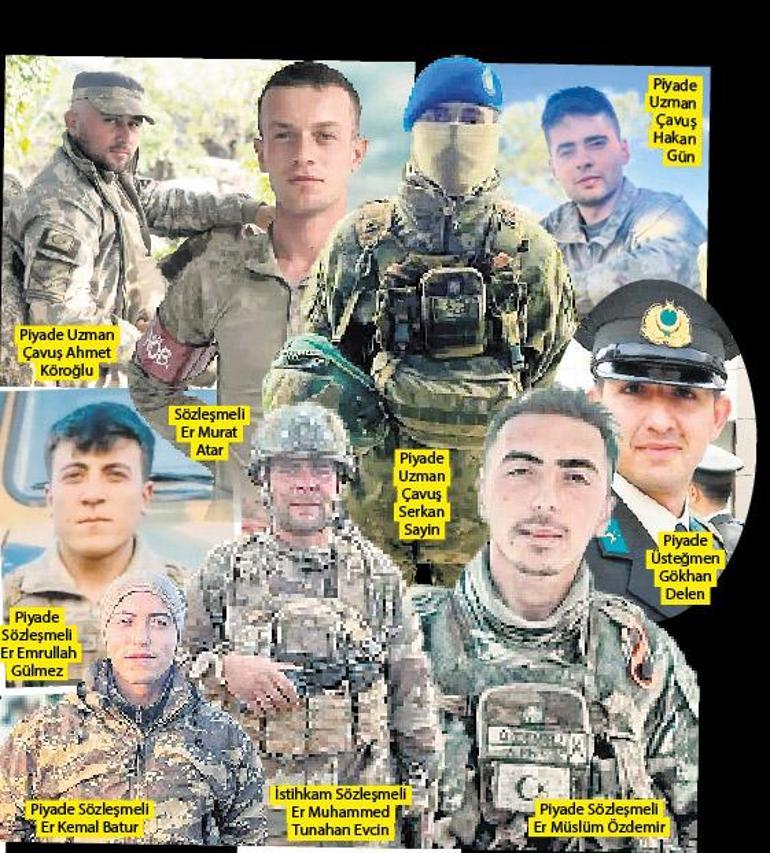 Kahramanlar ölümsüzdür Türkiye 9 yiğidini kalbine gömdü