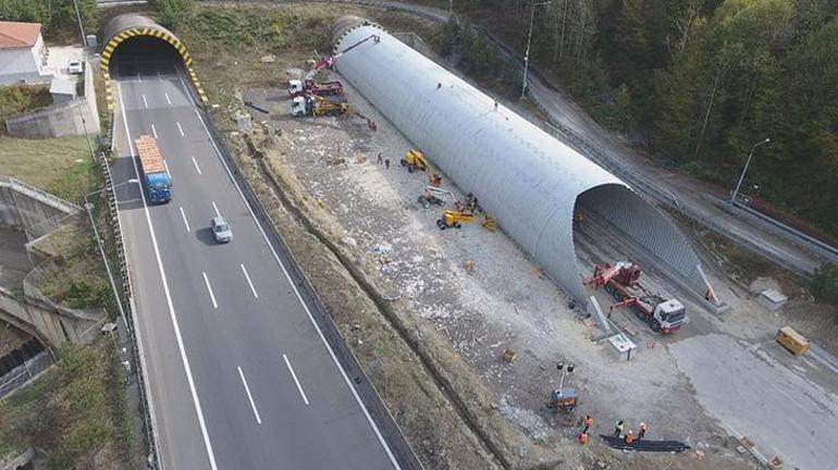 Karayolları açıkladı Bolu Dağı Tünelinin İstanbul yönü 60 metre uzatılacak