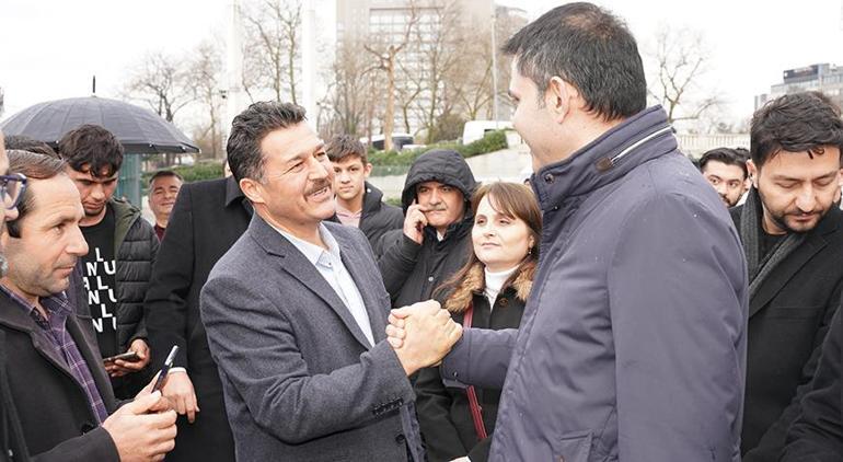 Murat Kurum Beyoğlunda esnafı ziyaret etti