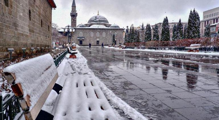 Erzurum beyaza büründü Kartpostallık görüntüler ortaya çıktı