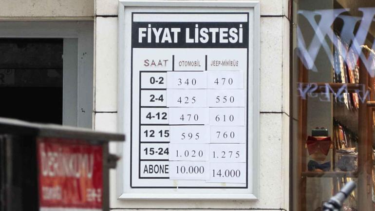 İstanbulda tartışma yaratan otopark ücreti 10 bin TLye aylık abonman