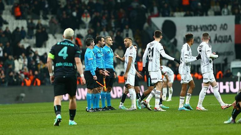 Beşiktaş-Adana Demirspor maçında Murat Sancaktan hakem tepkisi: Yorumsuz