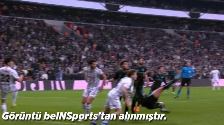 Beşiktaş-Adana Demirspor maçında tartışmalı pozisyonlar Net penaltı İkinci sarıdan kırmızı kart