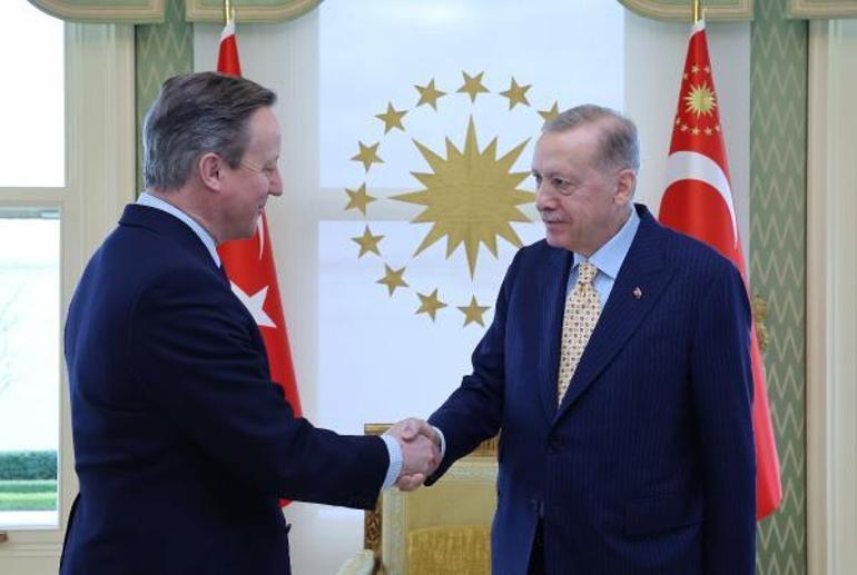 Cumhurbaşkanı Erdoğan, Cameron ile görüştü