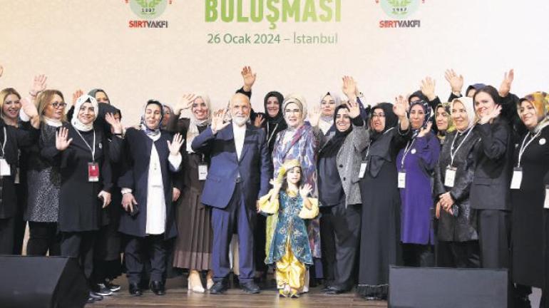 Emine Erdoğan İstanbul’da Siirtli kadınlarla bir araya geldi ‘Küresel değerler üreten bir ülke olacağız’