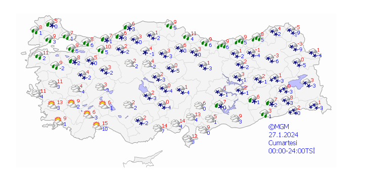 Son dakika... Meteoroloji ve AKOMdan uyarı: 26 il alarmda, İstanbulda kar kapıya dayandı