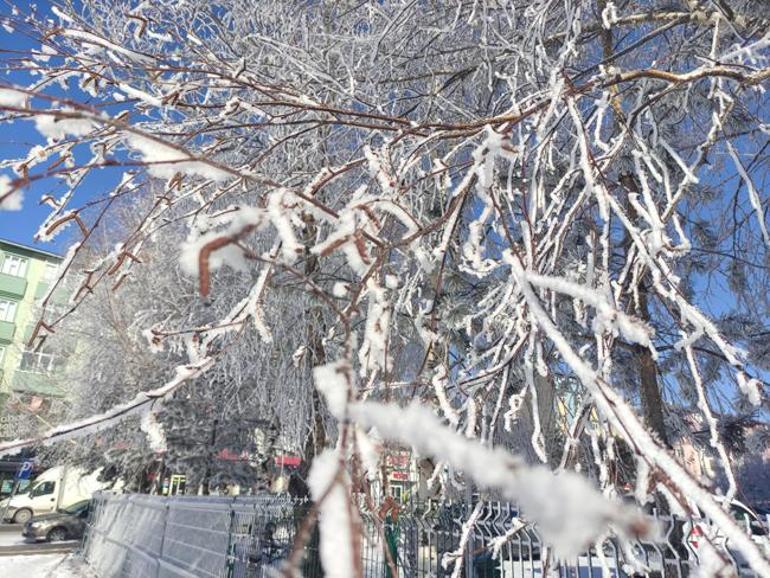 Bir kent buz tuttu Termometre eksi 32yi gördü, araçlar çalışmadı