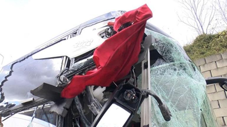 15 Temmuz Demokrasi Otogarında otobüs kazası