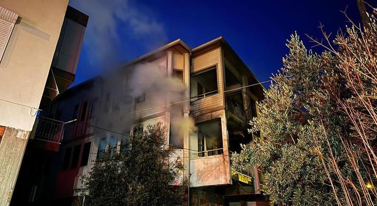 Antalyada korkutan yangın Komşular çığlıklara koştu