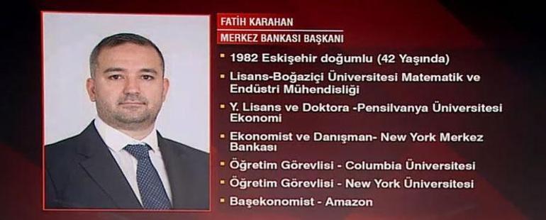 Son dakika: Merkez Bankası Başkanı Fatih Karahan oldu Resmi Gazetede yayımlandı...