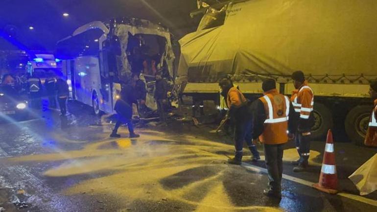 Osmaniyede otobüs kazası 1 kişi hayatını kaybetti