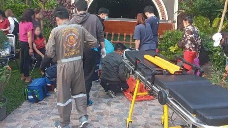 Taylandda korkunç olay Poz verdikleri sırada balkon çöktü: 13 yaralı