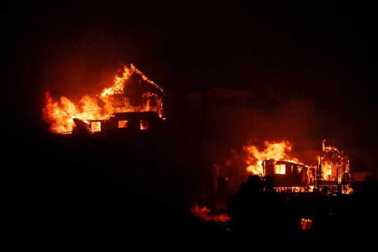 Şilide orman yangınları felakete dönüştü En az 112 kişi yaşamını yitirdi, 200 kayıp var