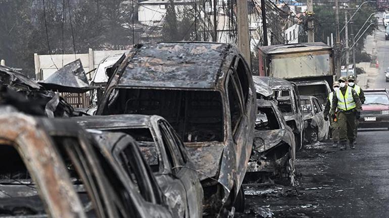Şilide orman yangınları felakete dönüştü En az 112 kişi yaşamını yitirdi, 200 kayıp var