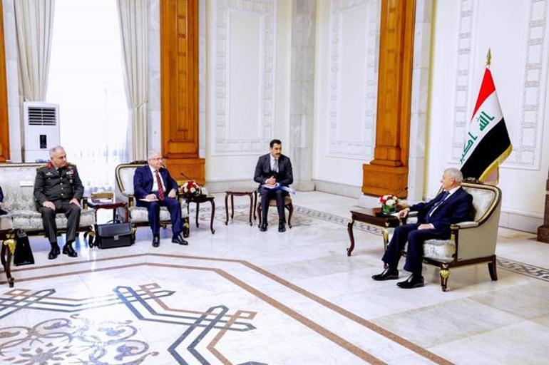 Bakan Güler, Irak Başbakanı Sudani ve Cumhurbaşkanı Reşit ile görüştü