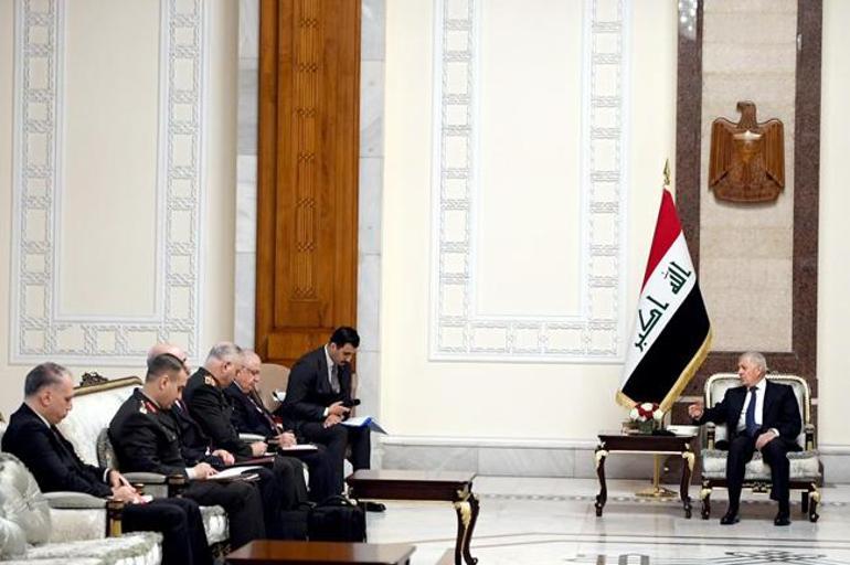 Bakan Güler, Irak Başbakanı Sudani ve Cumhurbaşkanı Reşit ile görüştü