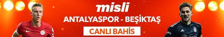 Antalyaspor - Beşiktaş maçı Tek Maç, Canlı Bahis, Canlı Sohbet seçenekleriyle ve Mislide