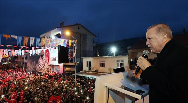 Cumhurbaşkanı Erdoğan Kahta ve Sincikte halka hitap etti: Depremin izlerini birer birer siliyoruz