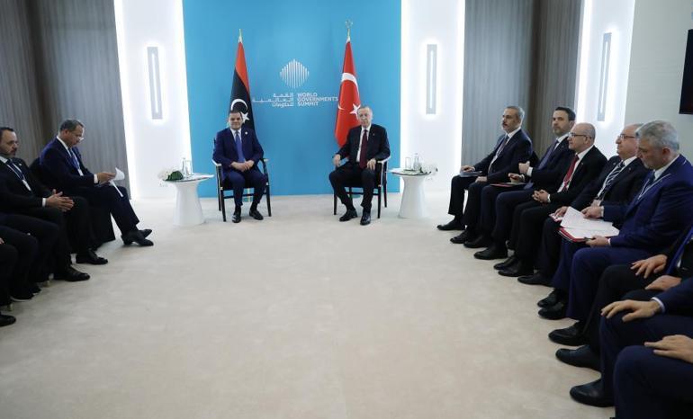Cumhurbaşkanı Erdoğandan Dubai’de önemli temaslar