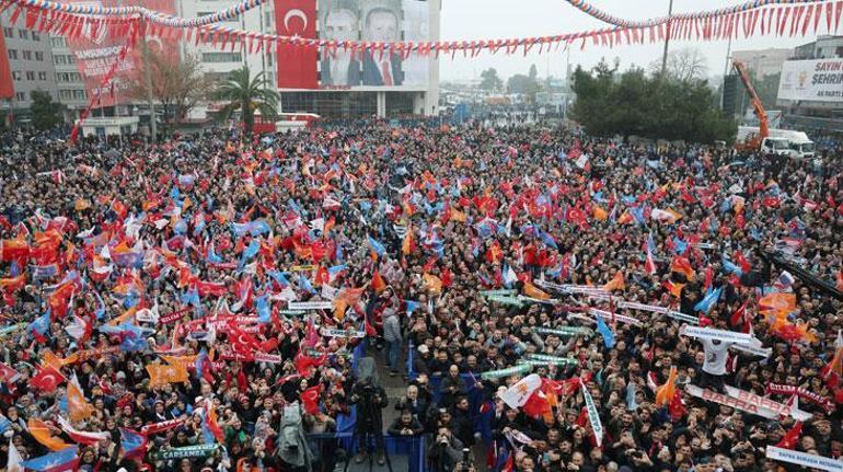 Cumhurbaşkanı Erdoğandan Samsunda yerel seçim mesajı: Bizimle yarışacak kimse yok