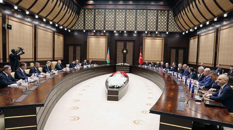 Azerbaycan Cumhurbaşkanı Aliyev Ankarada