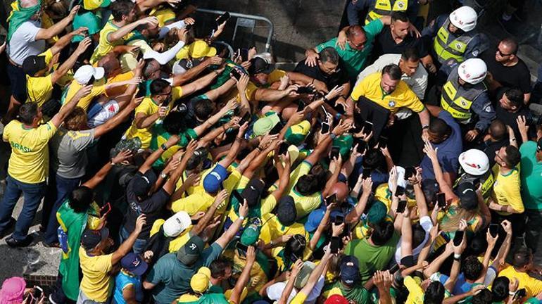 Brezilya’da Bolsonaro’nun destekçileri sokağa indi Ortalık karıştı