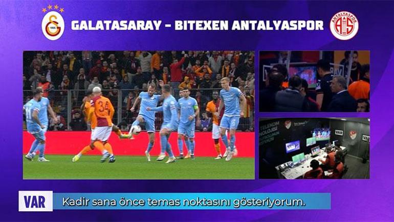 TFF, VAR kayıtlarını açıkladı İşte Galatasaray - Antalyaspor ve Fenerbahçe - Kasımpaşa hakem konuşmaları