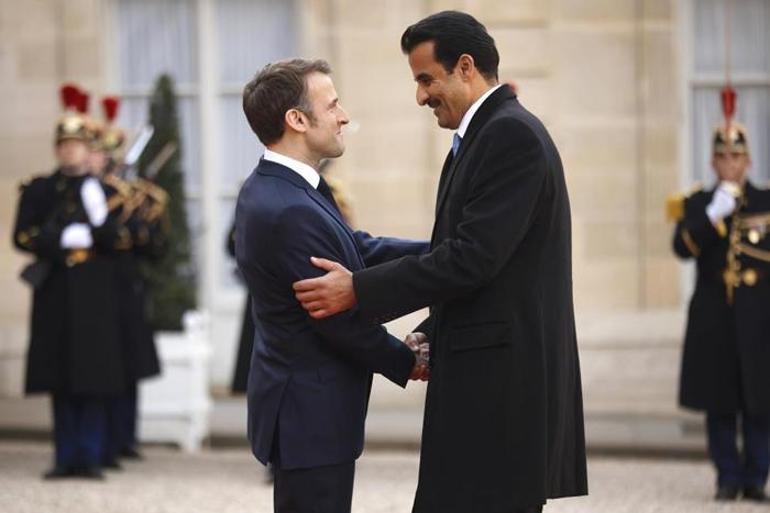 2013 yılından beri ilk Katar Emiri Al Thaniden Fransaya resmi ziyaret