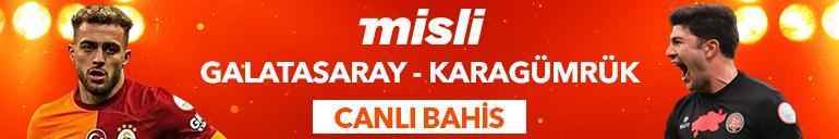 Galatasaray-Fatih Karagümrük maçı canlı bahis seçeneğiyle Mislide