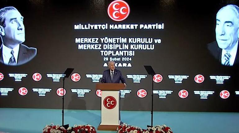 MHP lideri Bahçeli: Kent uzlaşısı dedikleri PKK ittifakıdır