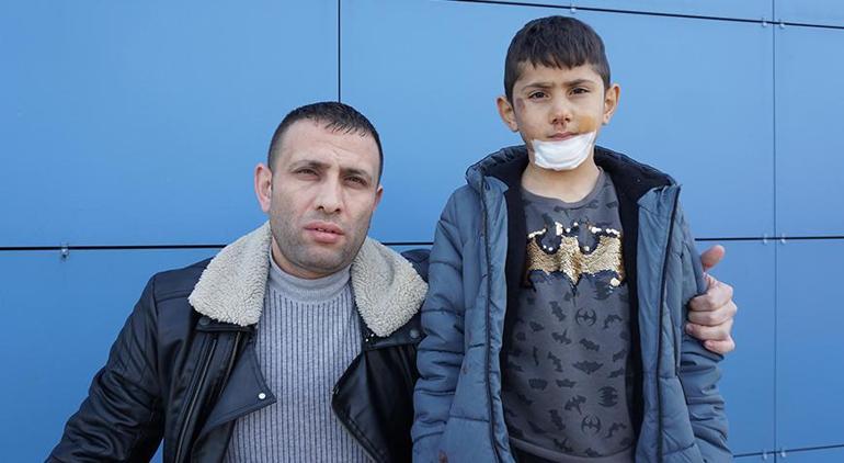 Motosikletlinin çarpıp kaçtı 7 yaşındaki Yiğit Efe hastanelik oldu