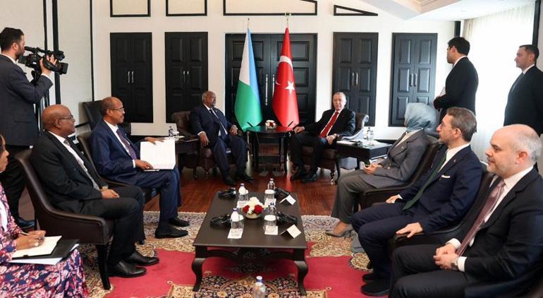 Cumhurbaşkanı Erdoğandan Antalyada yoğun diplomasi trafiği