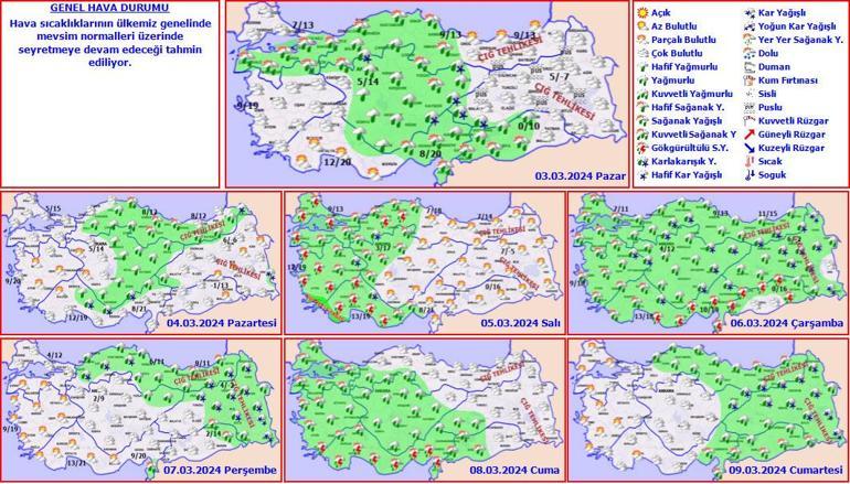 Son dakika... Meteoroloji’den yeni uyarı Salı günü sağanak perşembe günü kar geliyor