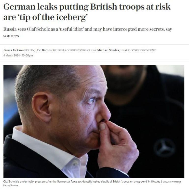 NATOnun askeri sırları ortaya çıktı Almanyadan sızan kayıt yeni bir savaşı işaret etti: Kullanışlı bir aptal