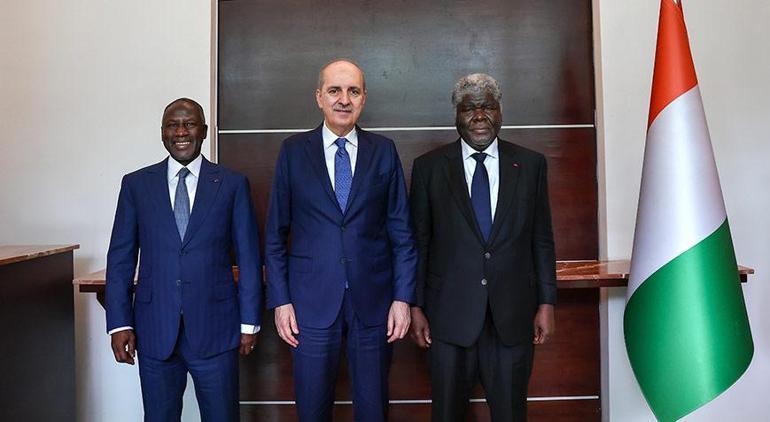Meclis Başkanı Kurtulmuş Fildişi Sahili Başbakanı ile görüştü