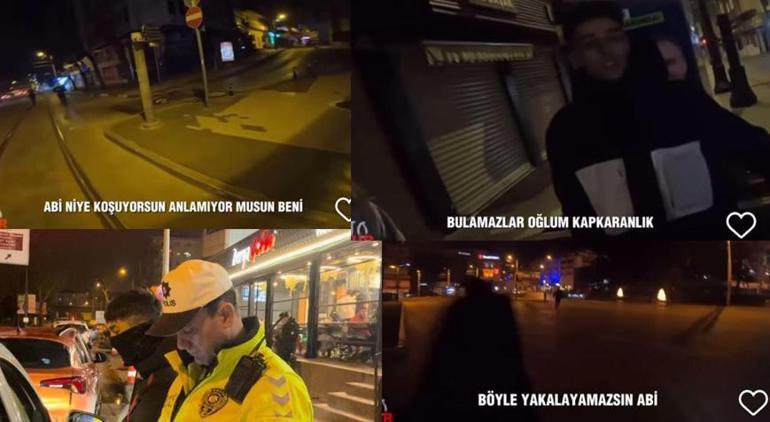 Milyonlarca kişinin izlediği o videonun sürücüsünü polis çorba içerken yakaladı
